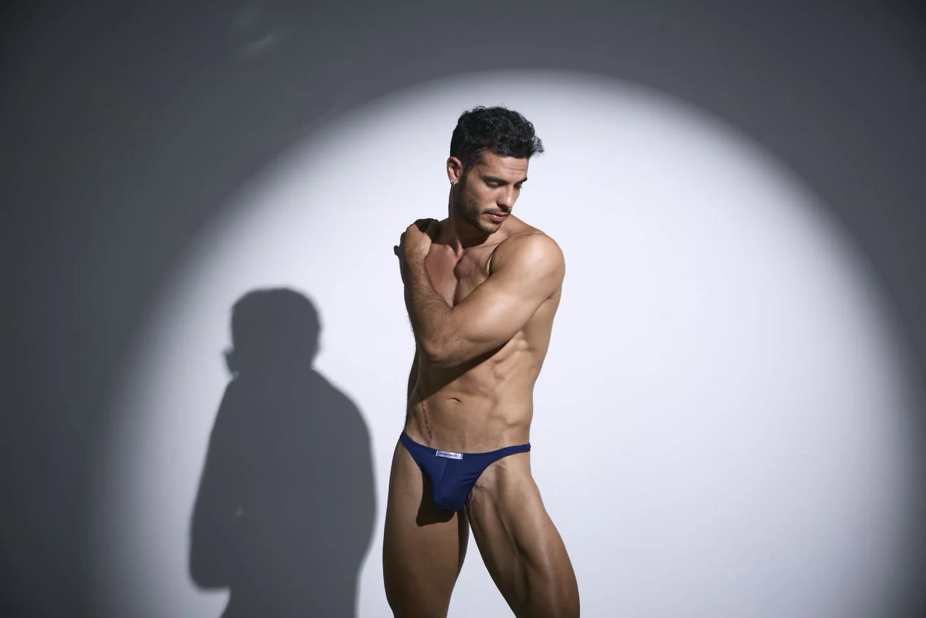 JUSTIN+SIMON XSJ03 Classic Thongs Color Peach Navy - Image 11