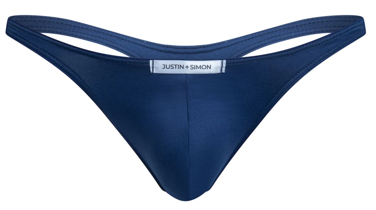 JUSTIN+SIMON XSJ03 Classic Thongs Color Peach Navy - Image 5