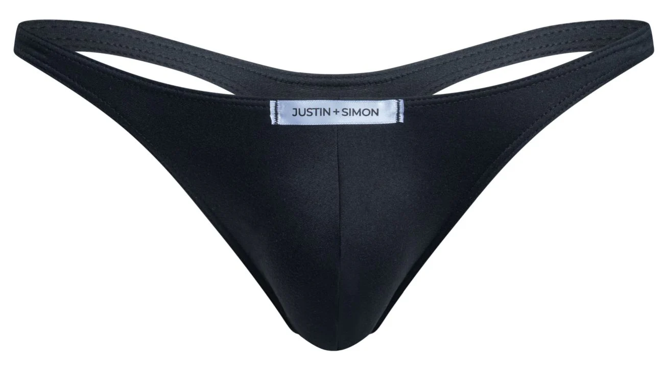 JUSTIN+SIMON XSJ03 Classic Thongs Color Peach Black - Image 5