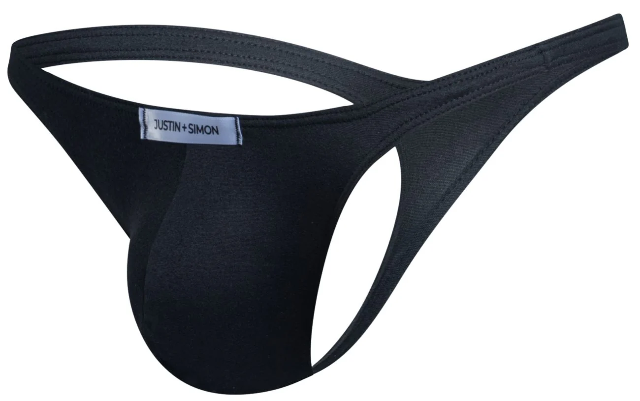 JUSTIN+SIMON XSJ03 Classic Thongs Color Peach Black - Image 6