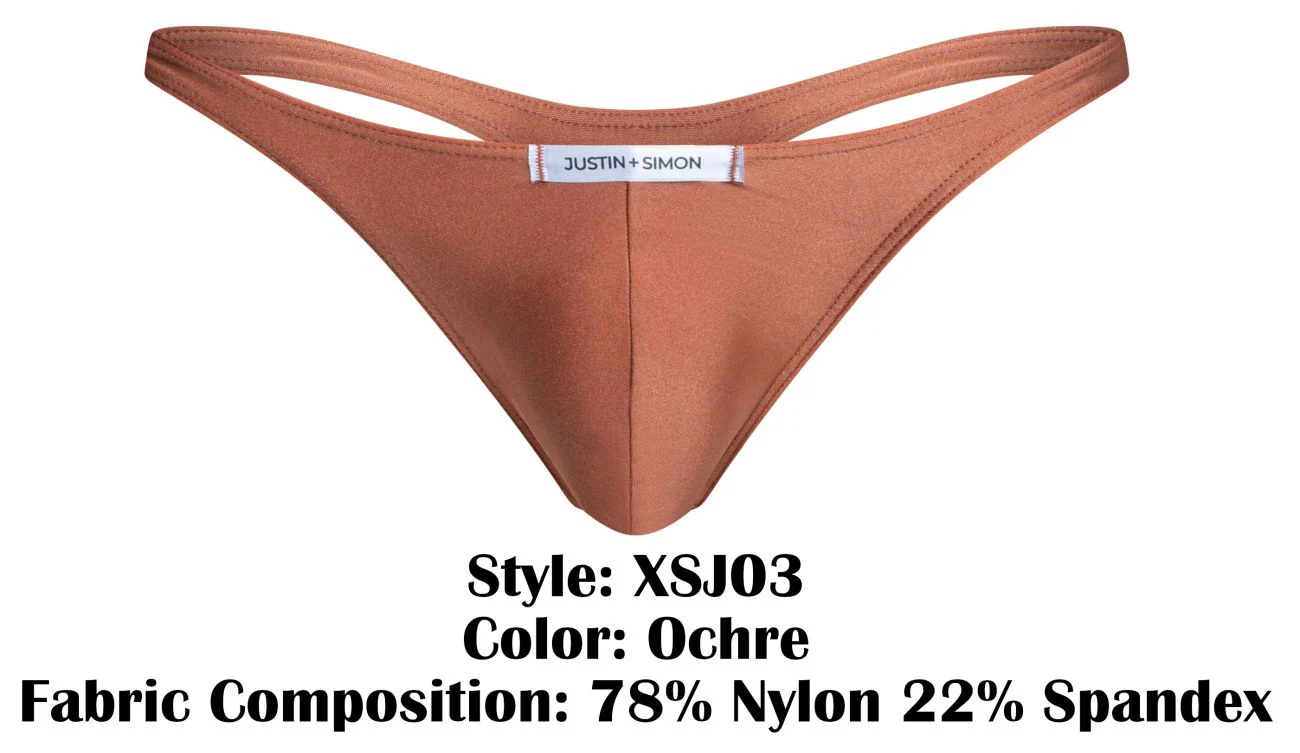 JUSTIN+SIMON XSJ03 Classic Thongs Color Ochre - Image 7