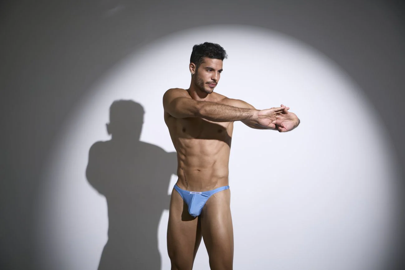 JUSTIN+SIMON XSJ03 Classic Thongs Color Baby Blue - Image 10