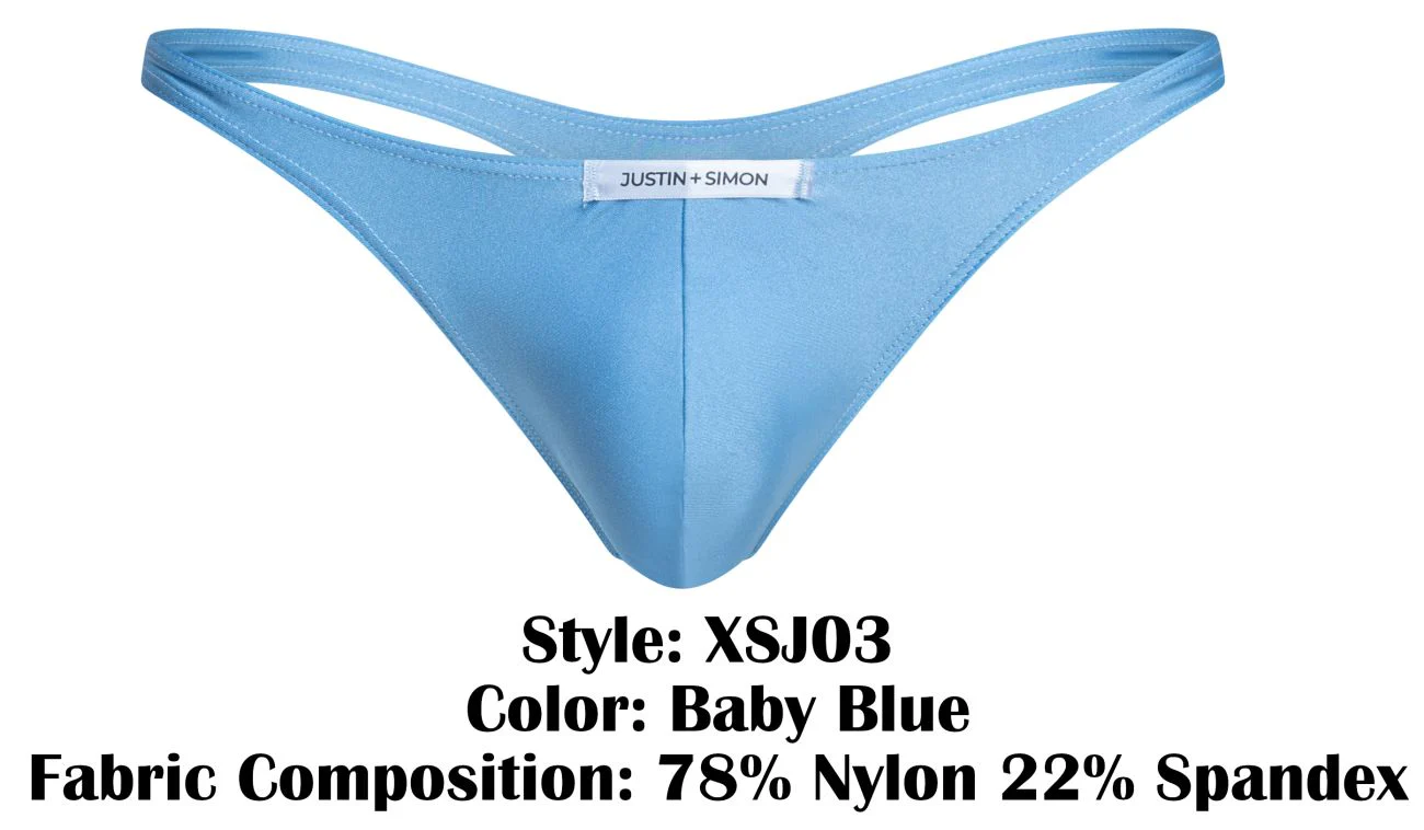JUSTIN+SIMON XSJ03 Classic Thongs Color Baby Blue - Image 8