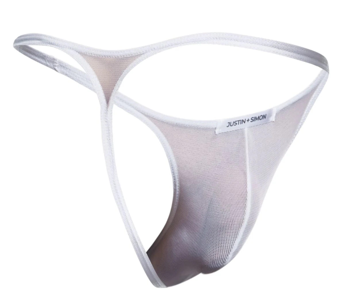 JUSTIN+SIMON XSJ03 Classic Thongs Color White Mesh - Image 7