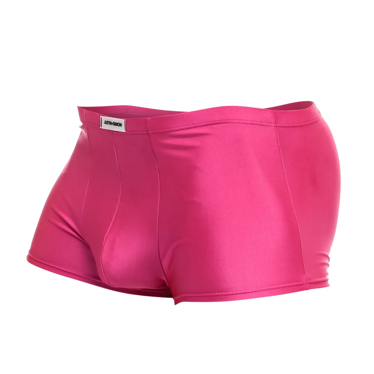 JUSTIN+SIMON XSJ08 Classic Trunks Color Hot Pink - Image 5