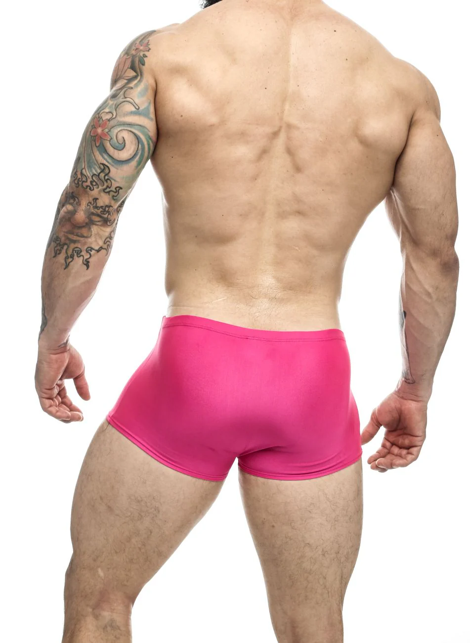 JUSTIN+SIMON XSJ08 Classic Trunks Color Hot Pink - Image 8
