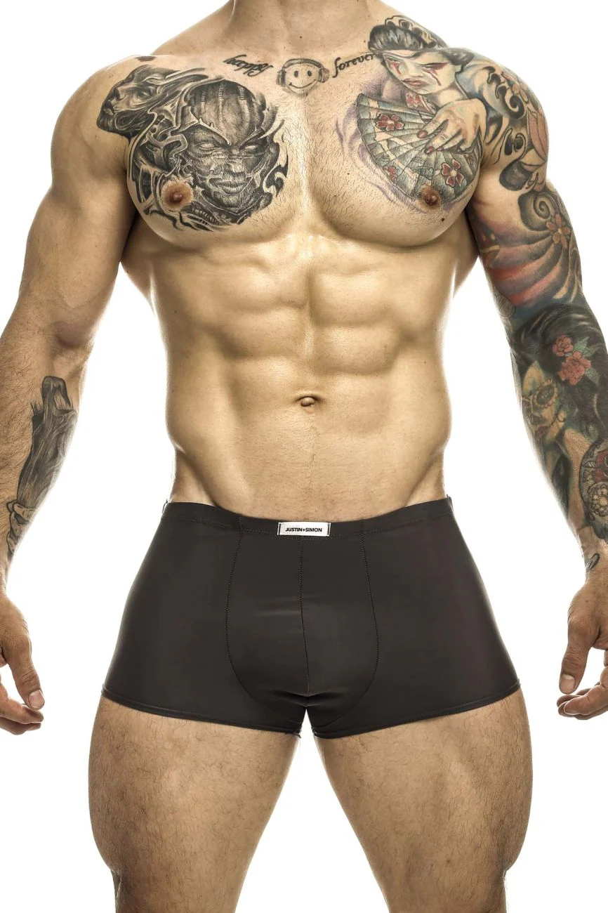JUSTIN+SIMON XSJ08 Classic Trunks Color Gray - Image 2