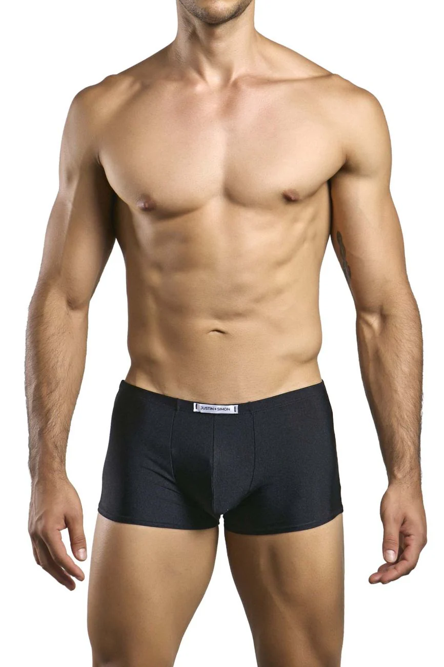 JUSTIN+SIMON XSJ08 Classic Trunks Color Black - Image 2