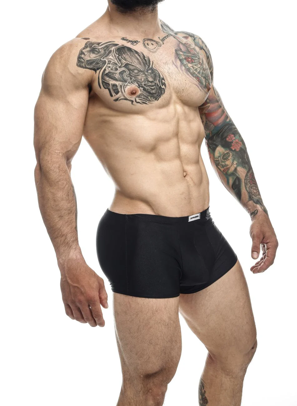 JUSTIN+SIMON XSJ08 Classic Trunks Color Black - Image 7