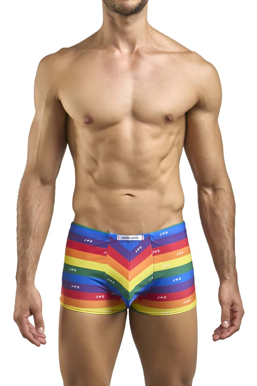 JUSTIN+SIMON XSJ08 Classic Boxer Color Pride Flag - Image 2