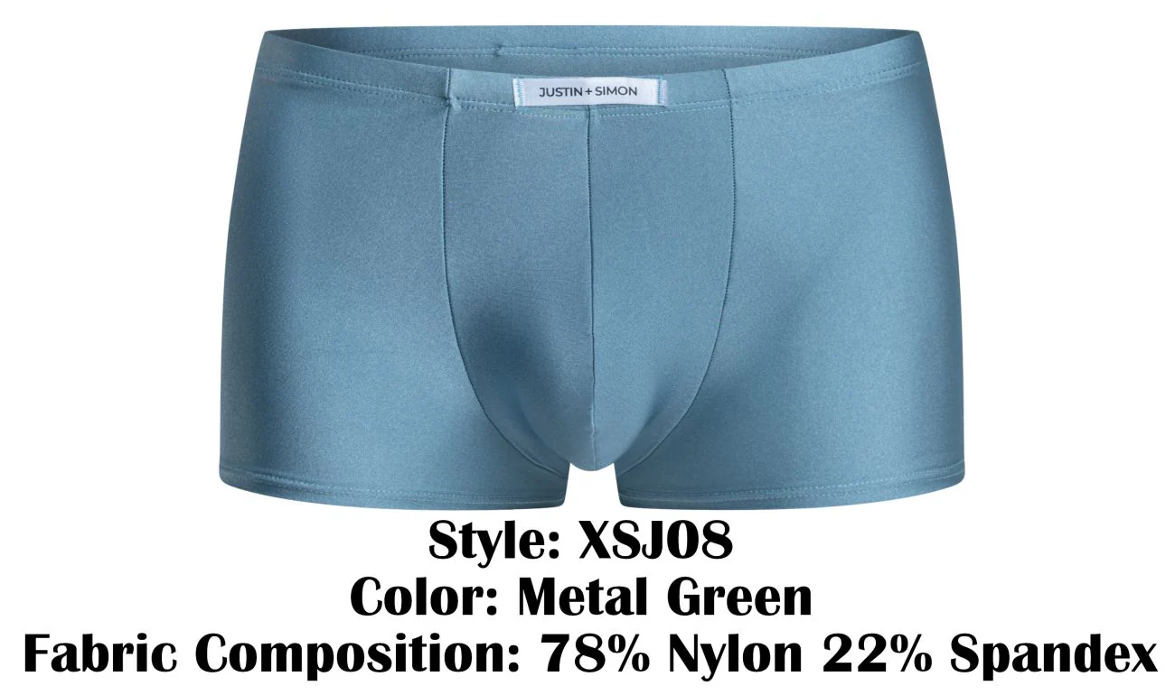 JUSTIN+SIMON XSJ08 Classic Boxer Color Metal Green - Image 9