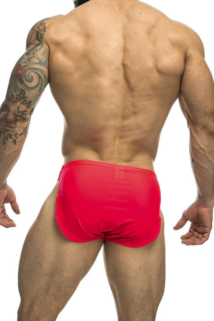 JUSTIN+SIMON XSJ09 Running Shorts Color Coral - Image 3