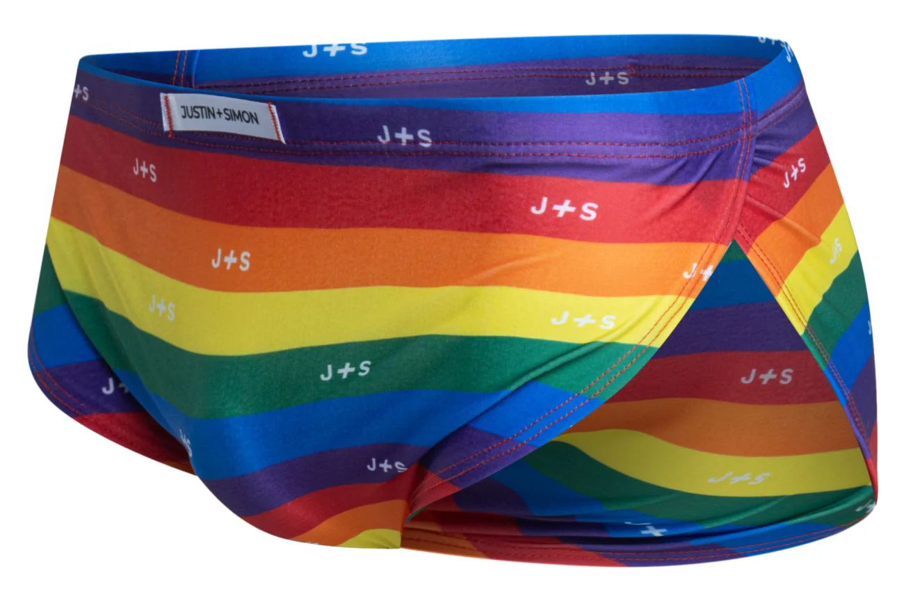 JUSTIN+SIMON XSJ09 Running Shorts Color Pride Flag - Image 7