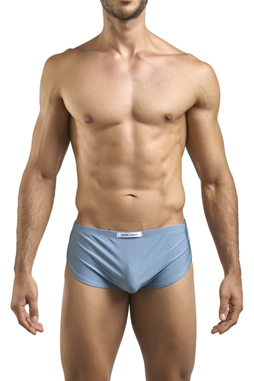 JUSTIN+SIMON XSJ09 Running Shorts Color Metal Green - Image 2