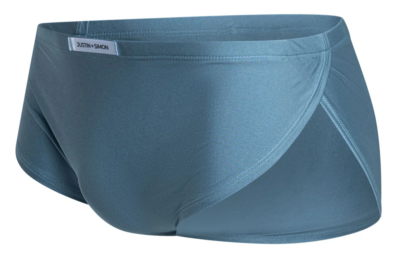 JUSTIN+SIMON XSJ09 Running Shorts Color Metal Green - Image 6