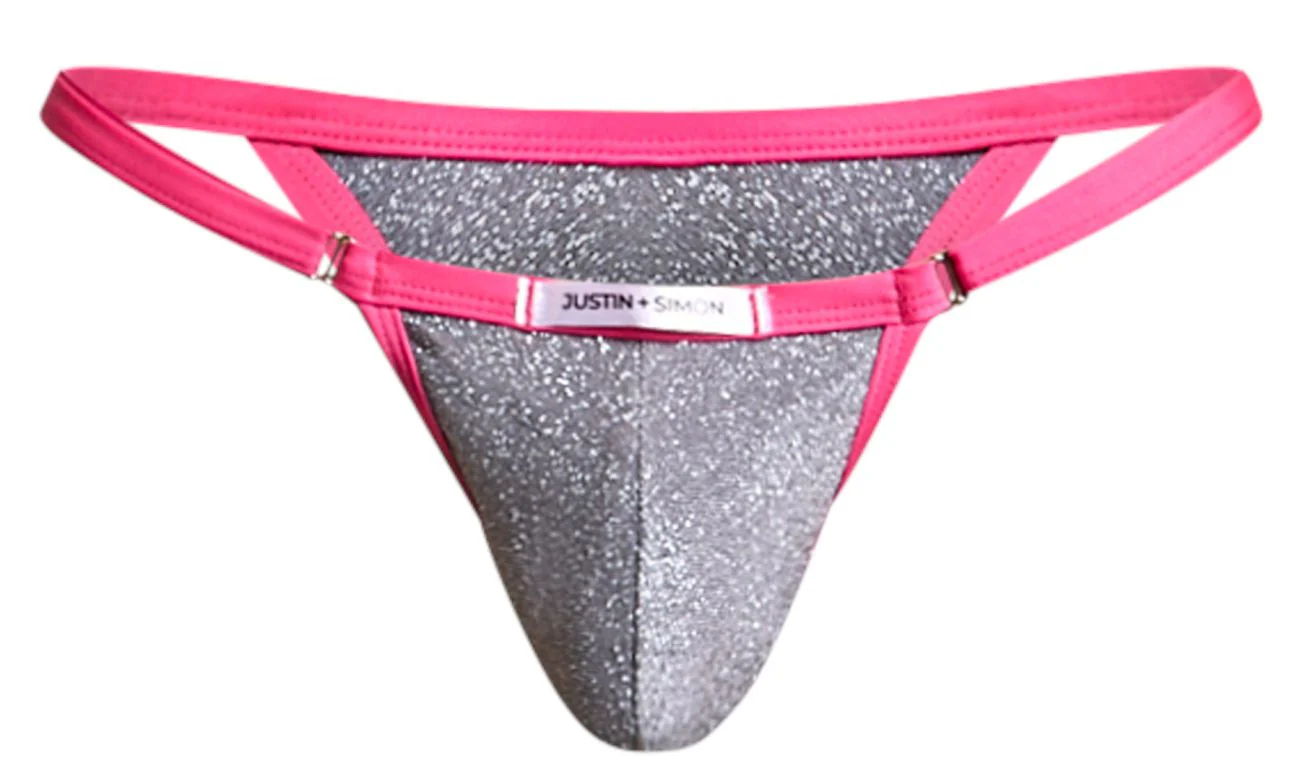 JUSTIN+SIMON XSJ12 Bikini Color Lurex Gray - Image 5