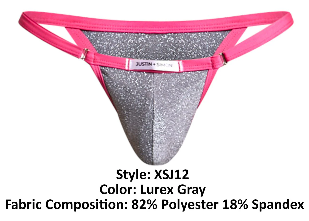 JUSTIN+SIMON XSJ12 Bikini Color Lurex Gray - Image 7