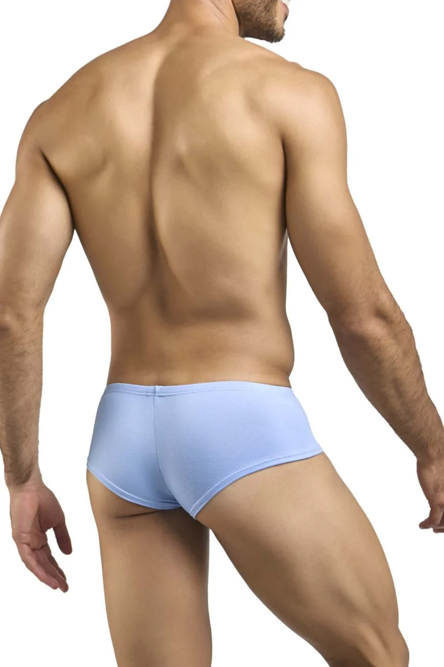 JUSTIN+SIMON XSJ13 Cheeky Bulge Boxer Color Peach Blue - Image 3