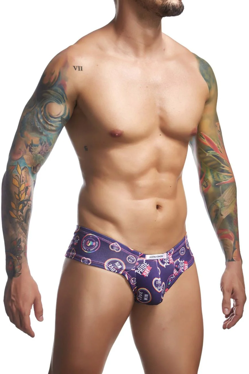 JUSTIN+SIMON XSJ22 Cheek Briefs Color Pride - Image 4