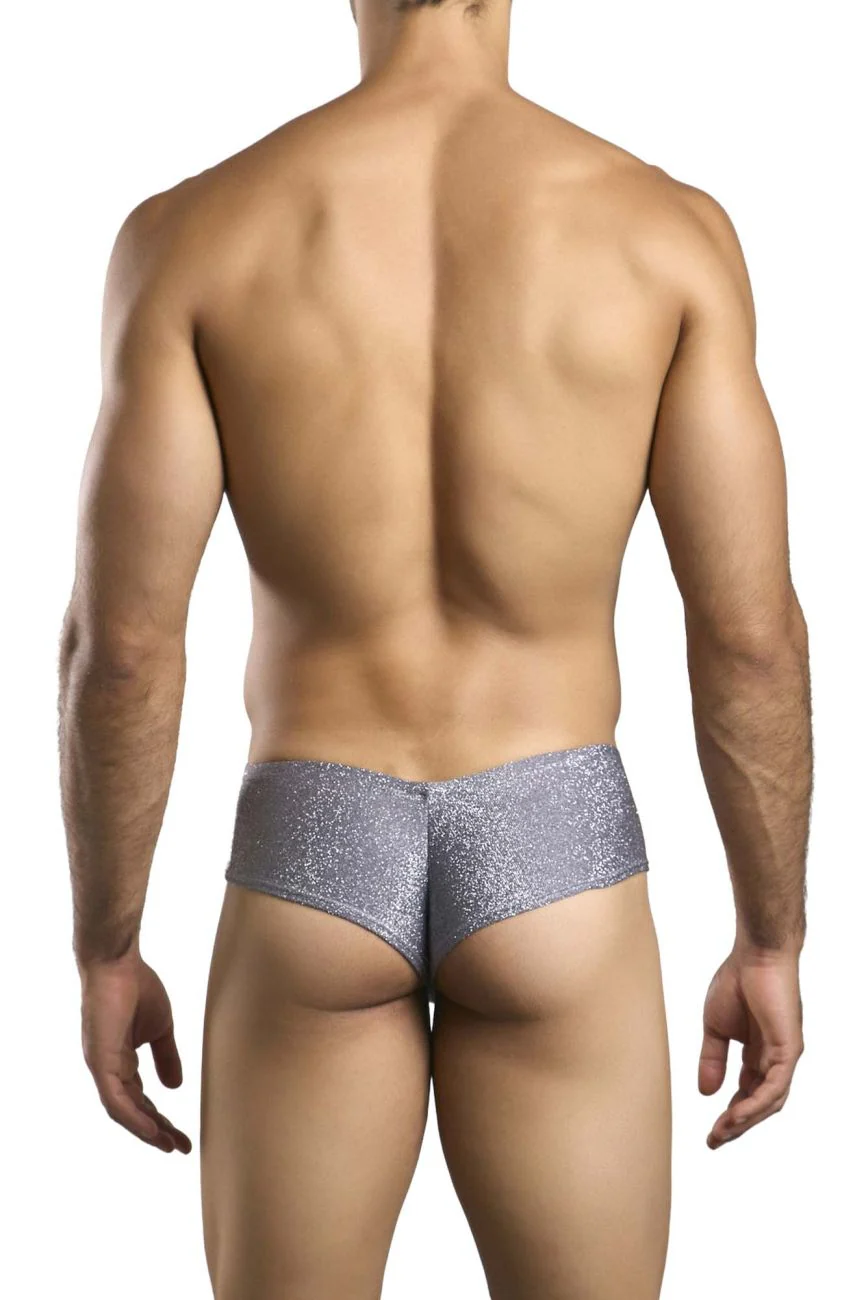 JUSTIN+SIMON XSJ22 Cheek Briefs Color Lurex Gray - Image 3