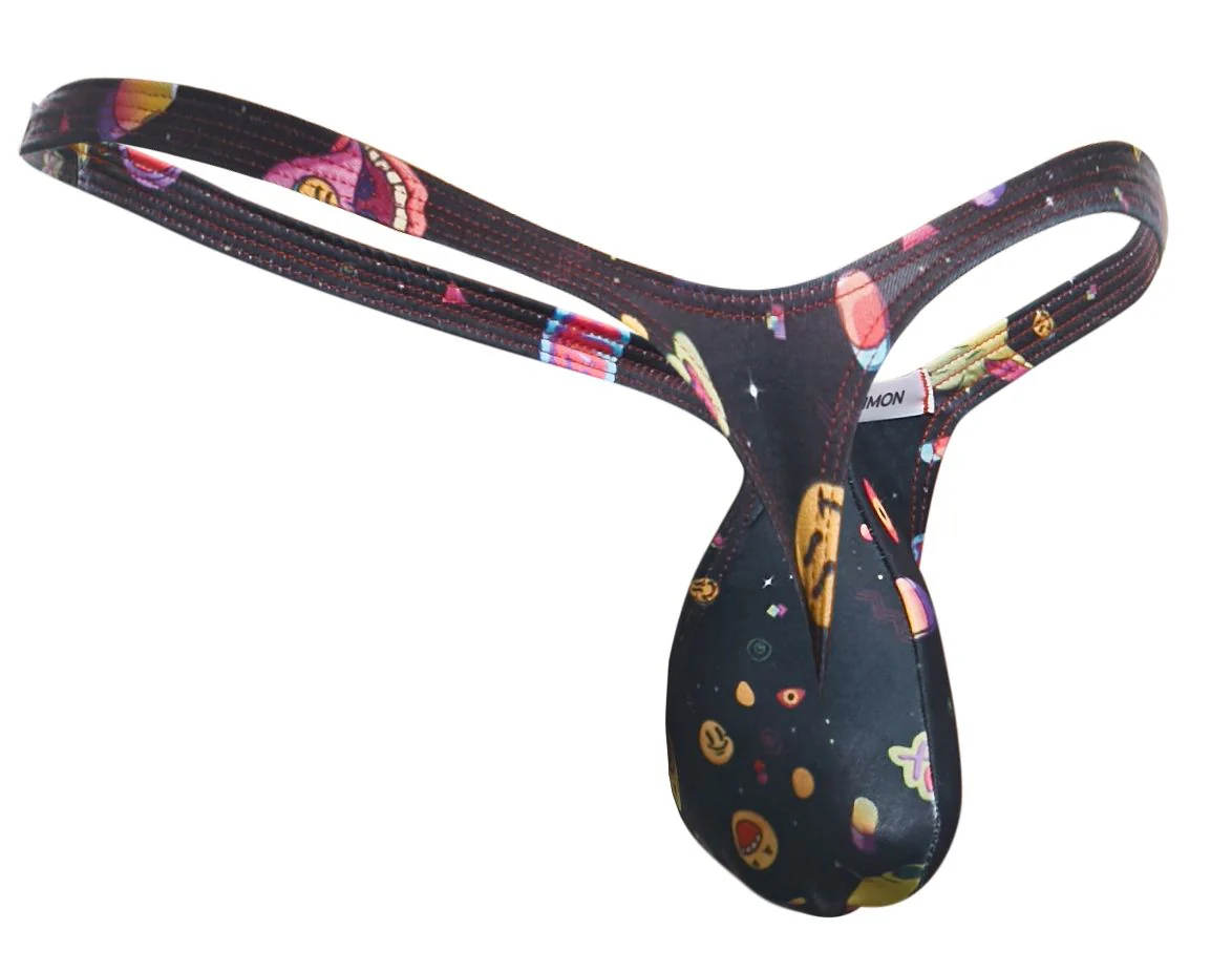 JUSTIN+SIMON XSJBU02 Bulge Thongs Color Psycodelic - Image 7