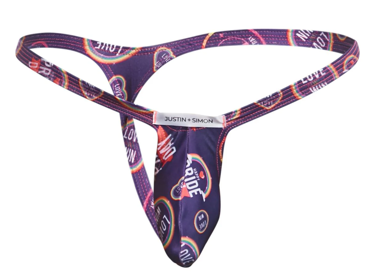 JUSTIN+SIMON XSJBU02 Bulge Thongs Color Pride - Image 6