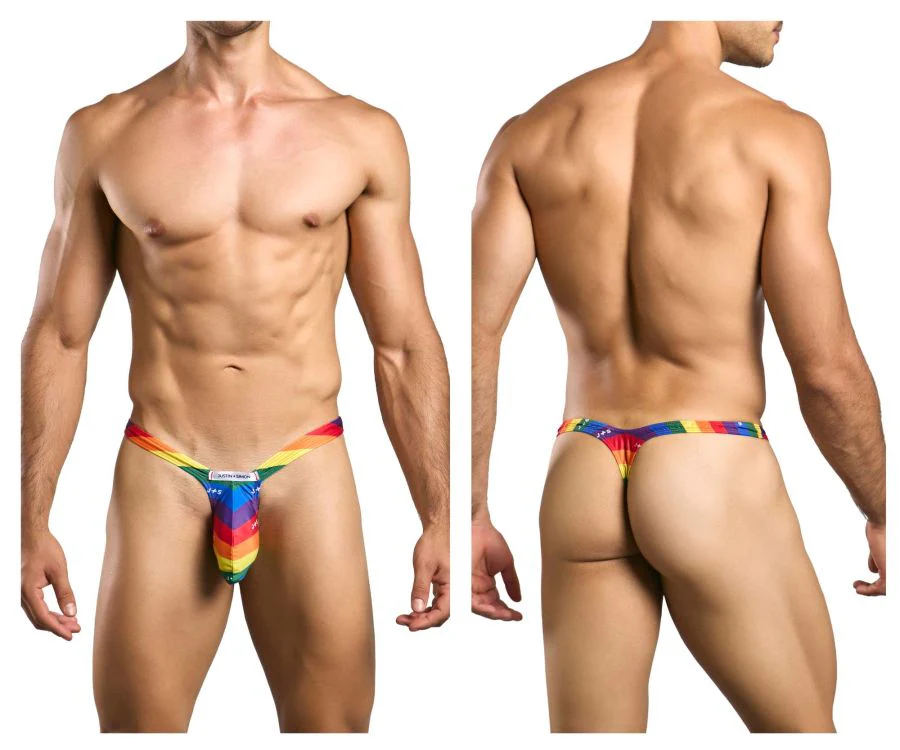 JUSTIN+SIMON XSJBU02 Bulge Thongs Color Pride - Image 7