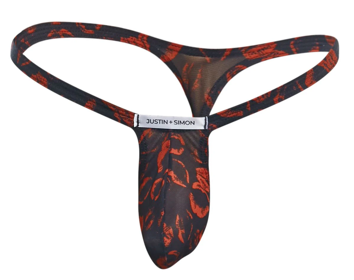 JUSTIN+SIMON XSJBU02 Bulge Thongs Color Lips - Image 5