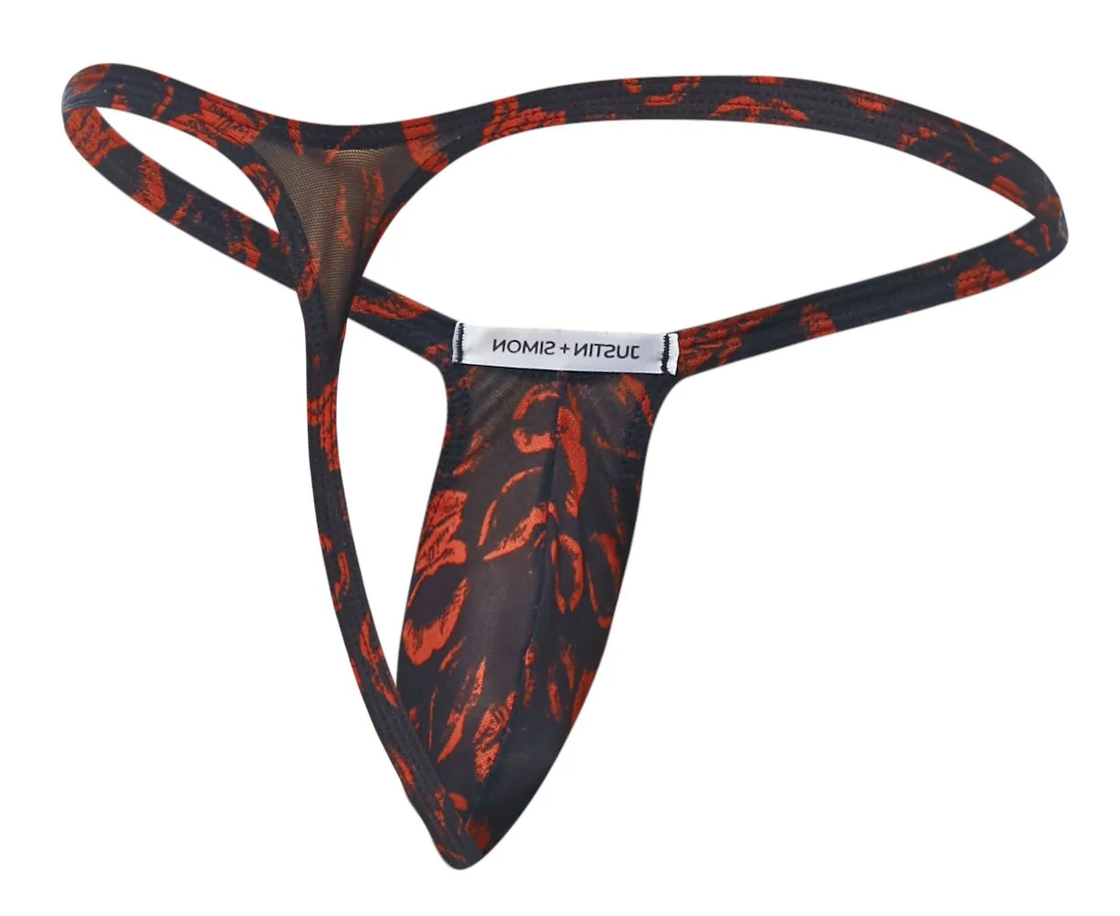 JUSTIN+SIMON XSJBU02 Bulge Thongs Color Lips - Image 7