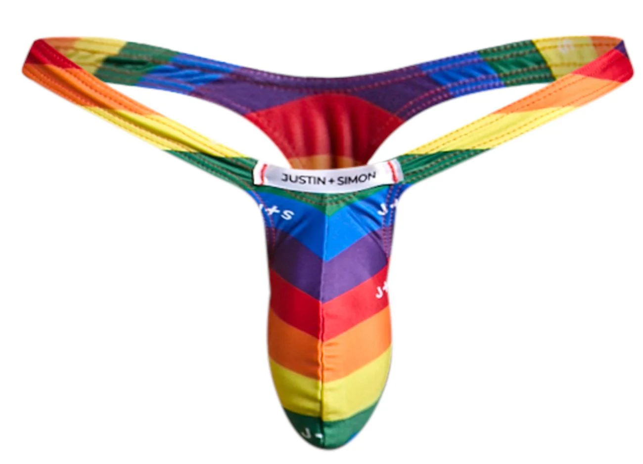JUSTIN+SIMON XSJBU02 Bulge Thongs Color Pride Flag - Image 5