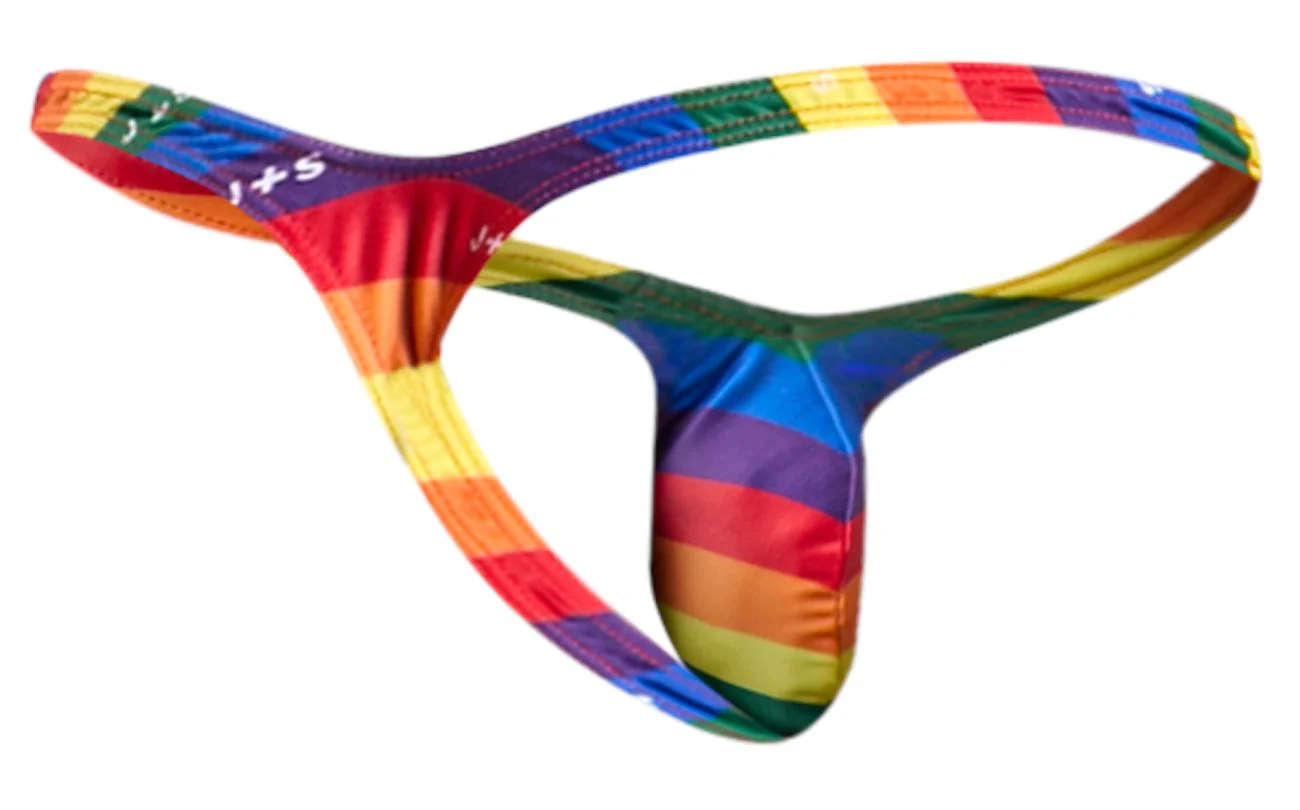 JUSTIN+SIMON XSJBU02 Bulge Thongs Color Pride Flag - Image 6