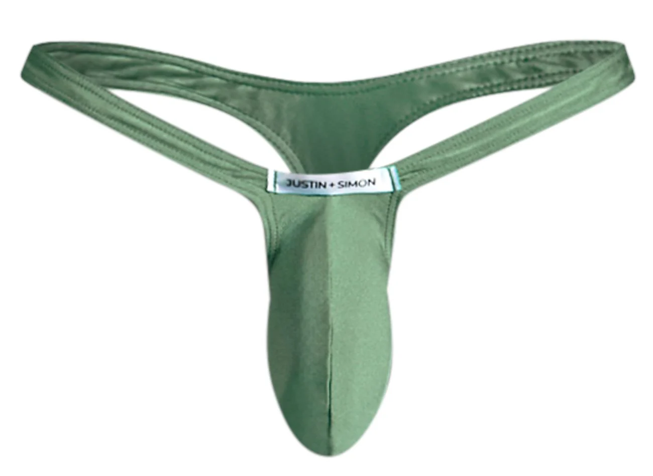 JUSTIN+SIMON XSJBU02 Bulge Thongs Color New Green - Image 5