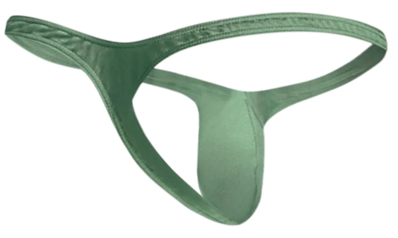 JUSTIN+SIMON XSJBU02 Bulge Thongs Color New Green - Image 6