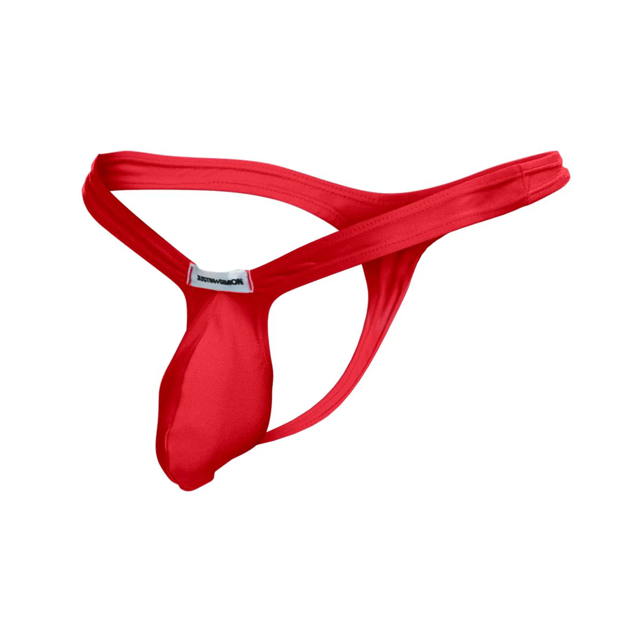 JUSTIN+SIMON XSJBU02 Bulge Thongs Color Red - Image 5