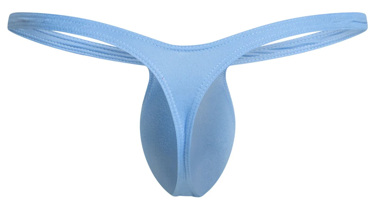 JUSTIN+SIMON XSJBU02 Bulge Thongs Color Peach Blue - Image 7
