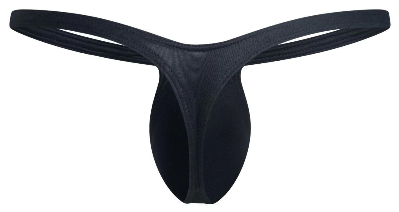 JUSTIN+SIMON XSJBU02 Bulge Thongs Color Peach Black - Image 7