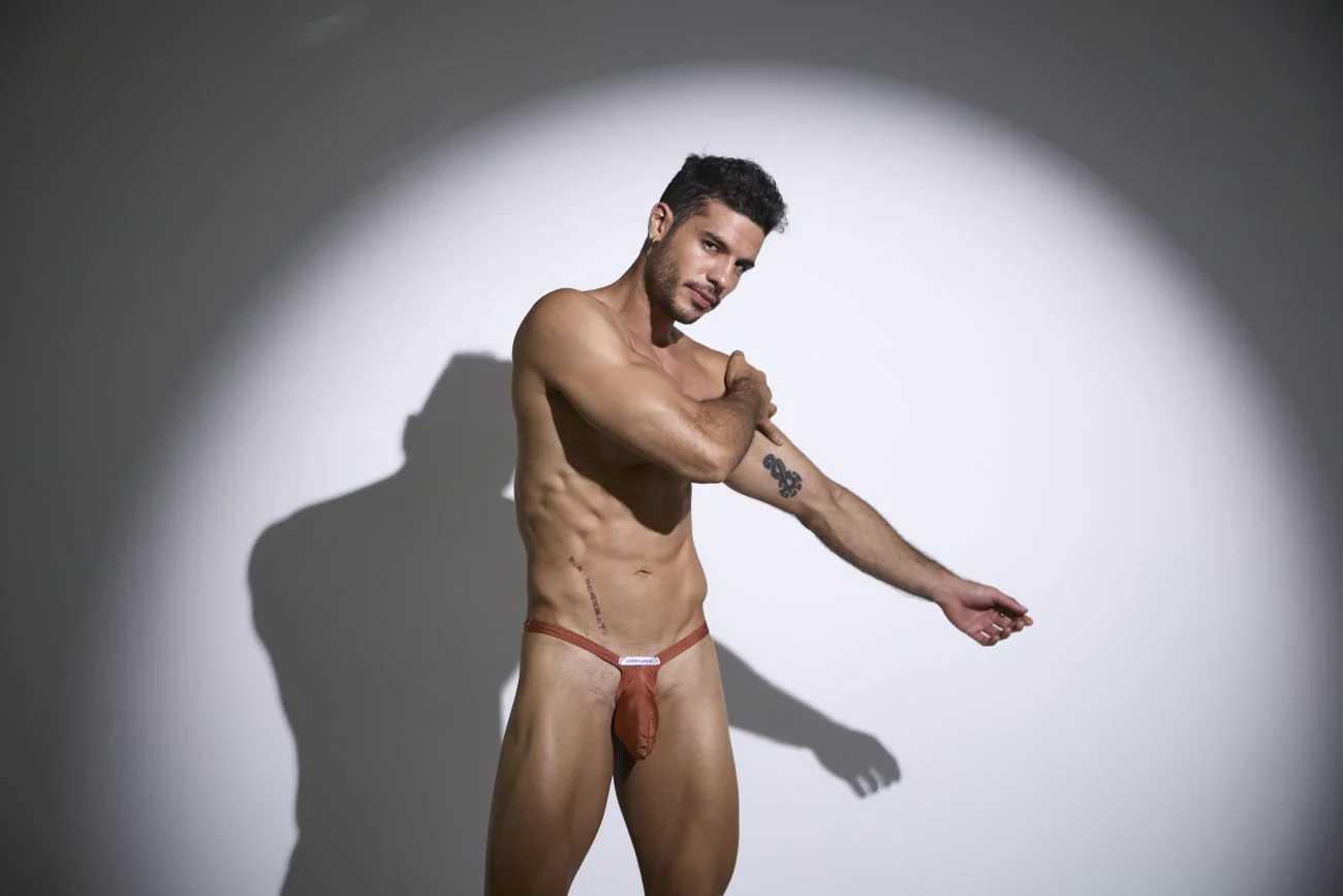 JUSTIN+SIMON XSJBU02 Bulge Thongs Color Ochre - Image 12