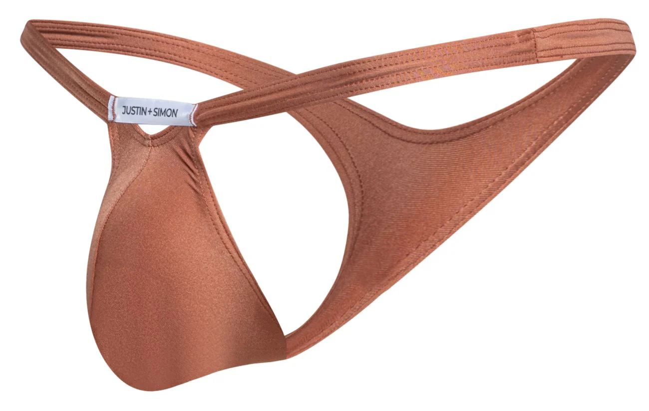 JUSTIN+SIMON XSJBU02 Bulge Thongs Color Ochre - Image 6