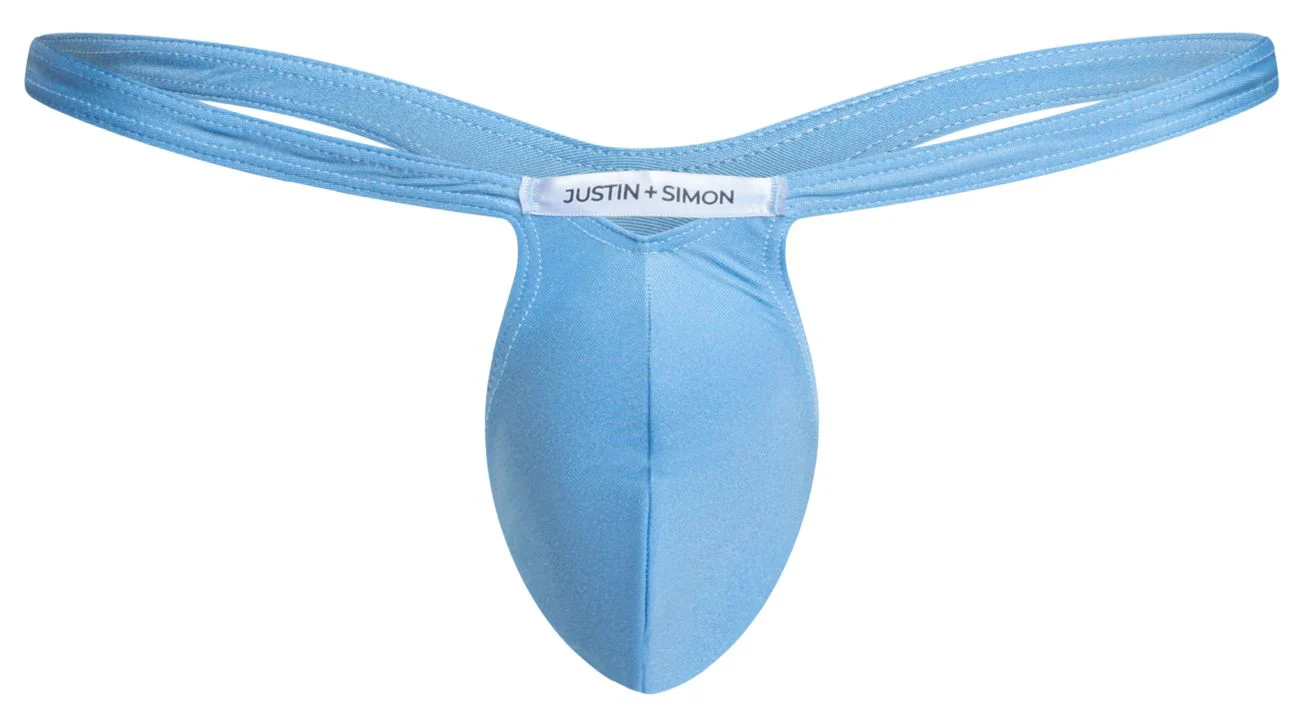 JUSTIN+SIMON XSJBU02 Bulge Thongs Color Baby Blue - Image 5