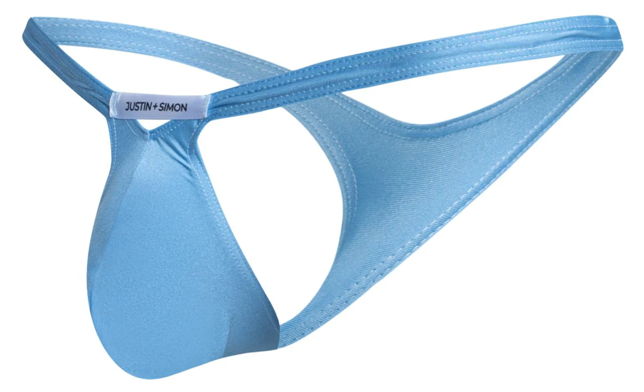 JUSTIN+SIMON XSJBU02 Bulge Thongs Color Baby Blue - Image 6