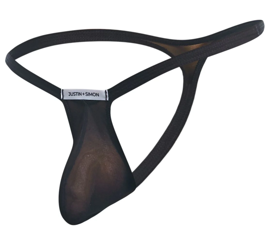 JUSTIN+SIMON XSJBU02 Bulge Thongs Color Black - Image 14