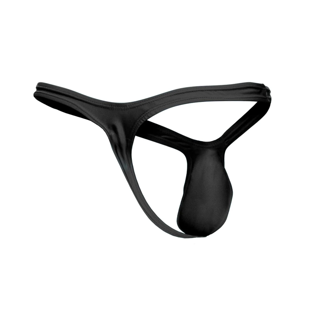 JUSTIN+SIMON XSJBU02 Bulge Thongs Color Black - Image 6