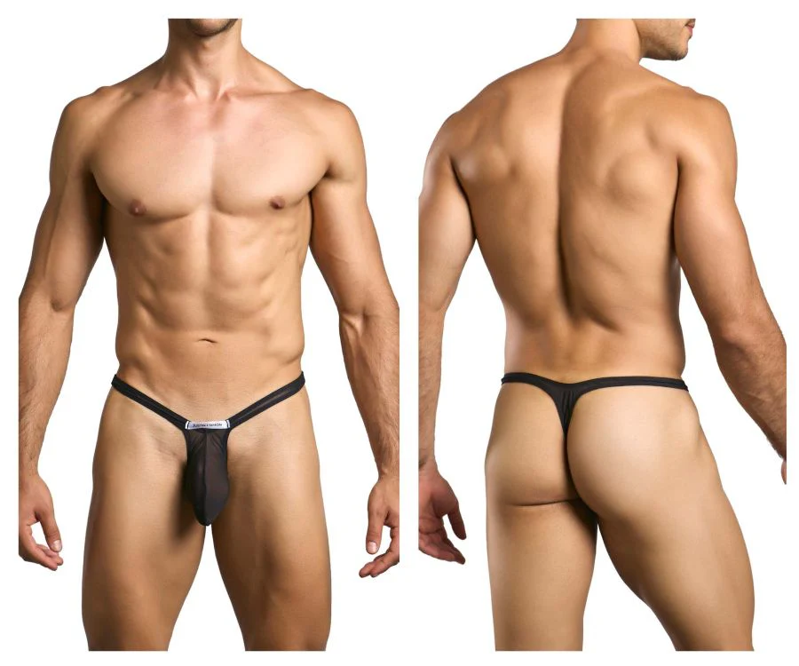 JUSTIN+SIMON XSJBU02 Bulge Thongs Color Black - Image 9