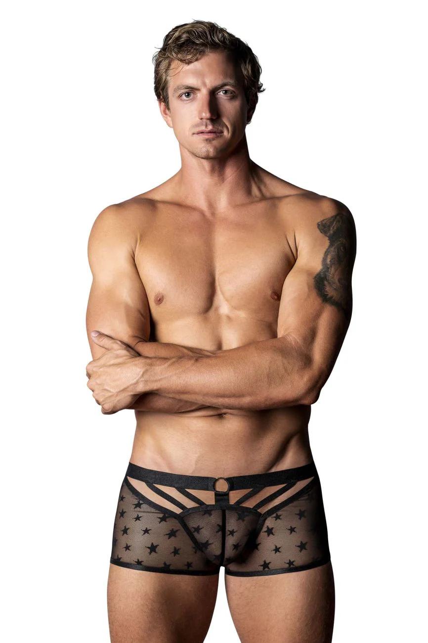 Male Power 122-291 Love Star Short with Ring Color Black - Image 2