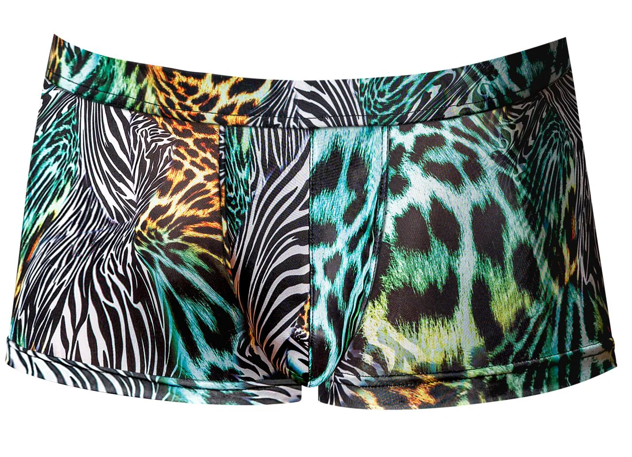Male Power 143-295 Go Wild Uplift Mini Short Color Multi Animal - Image 4