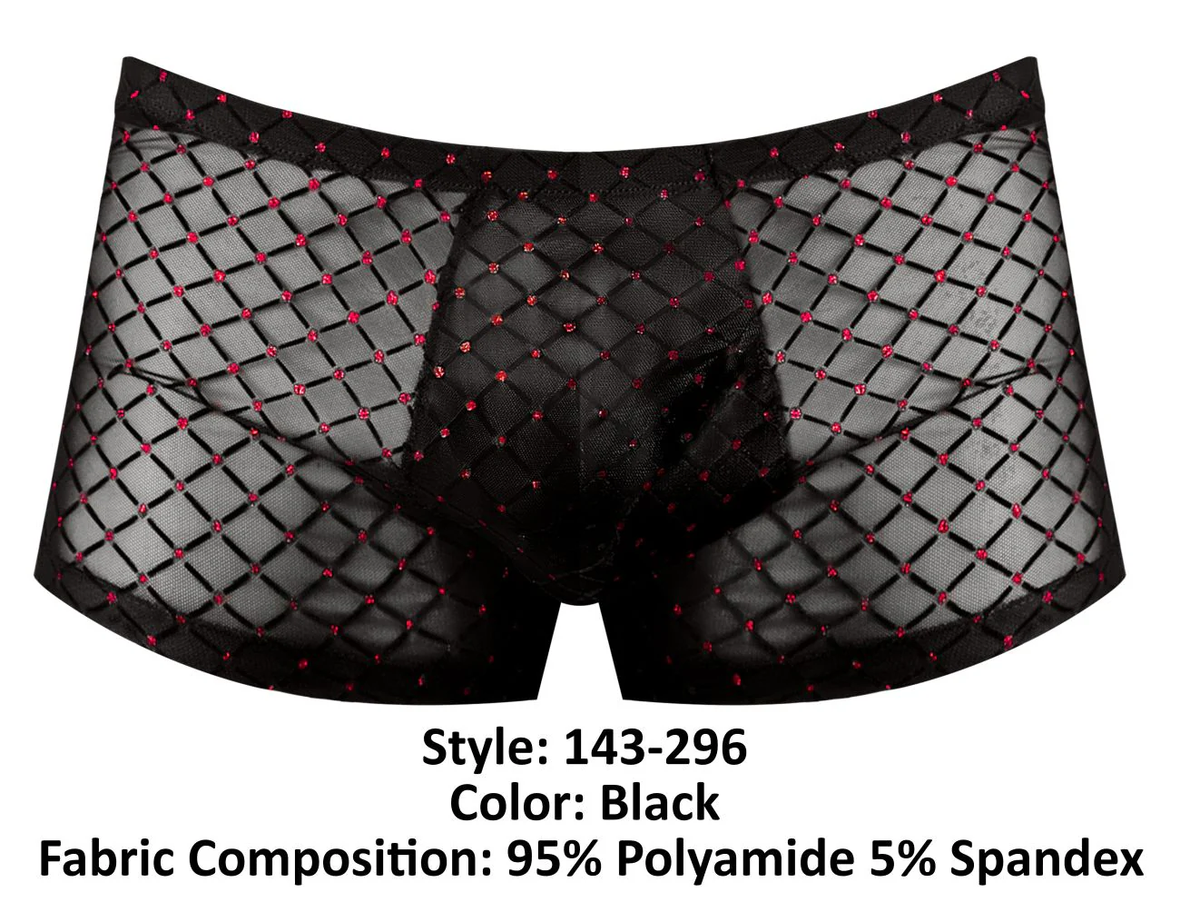 Male Power 143-296 Widow Maker Mini Pouch Short Color Black - Image 6