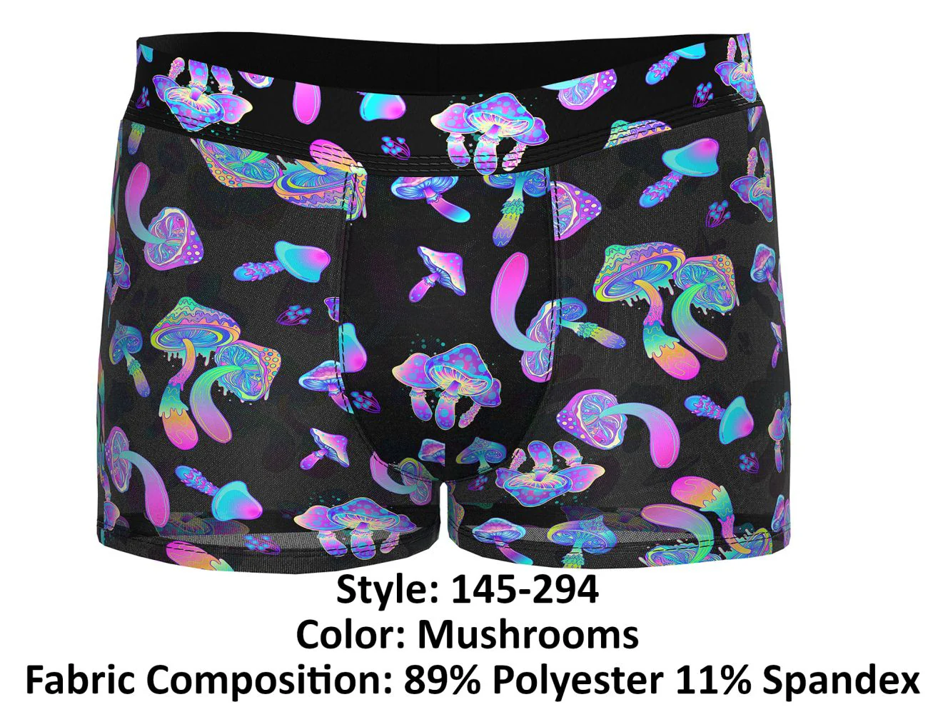 Male Power 145-294 Hazy Dayz Pouch Short Color Mushrooms - Image 8