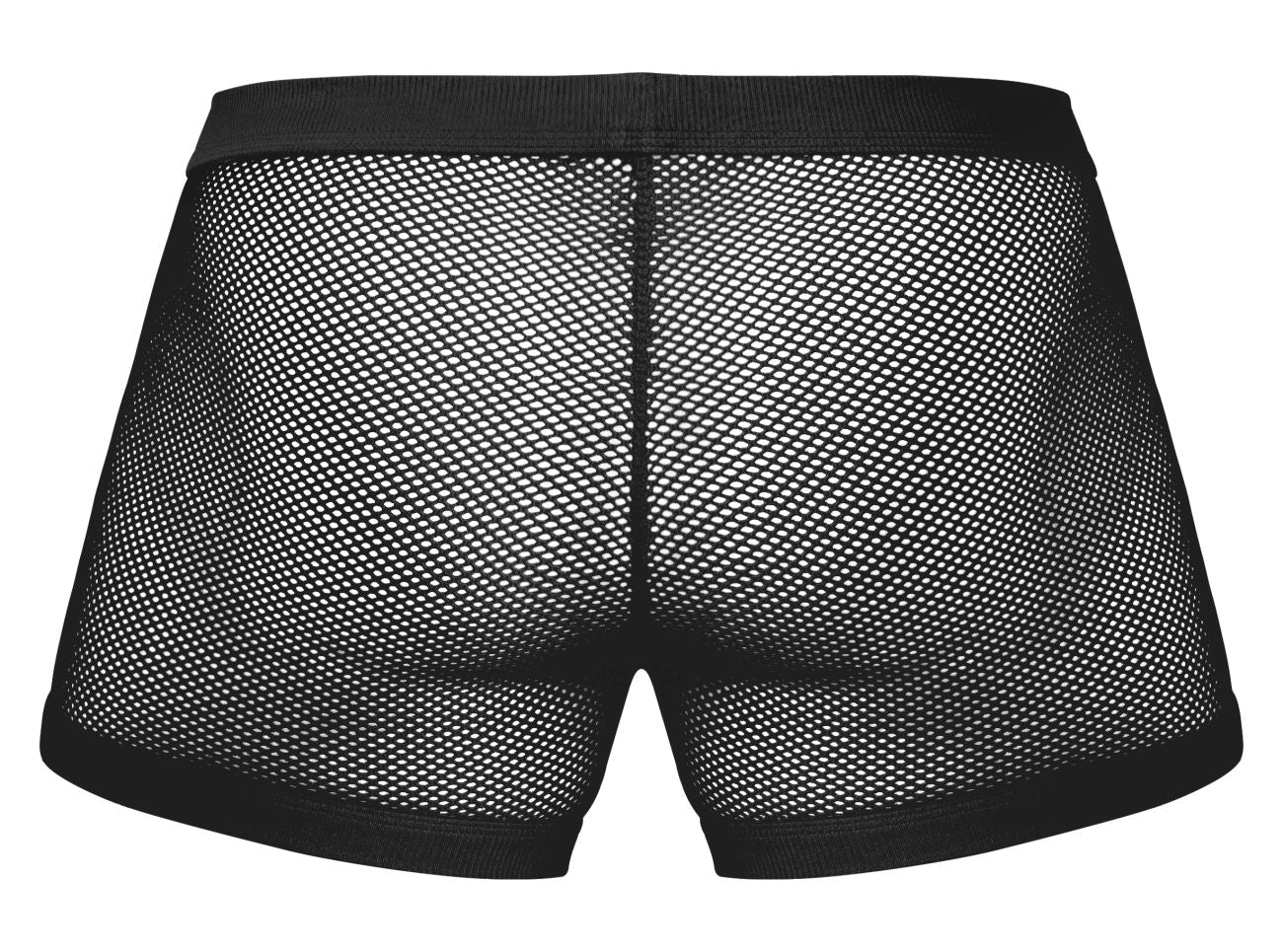 Male Power 152-11C Fishnet 2 Pouch Short Color Black - Image 5