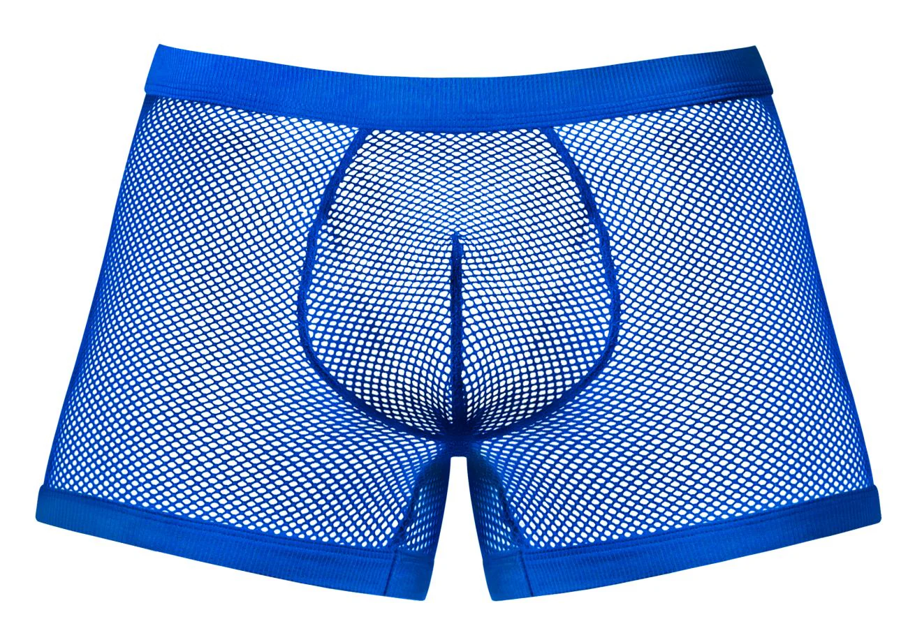 Male Power 152-11C Fishnet 2 Pouch Short Color Royal - Image 4
