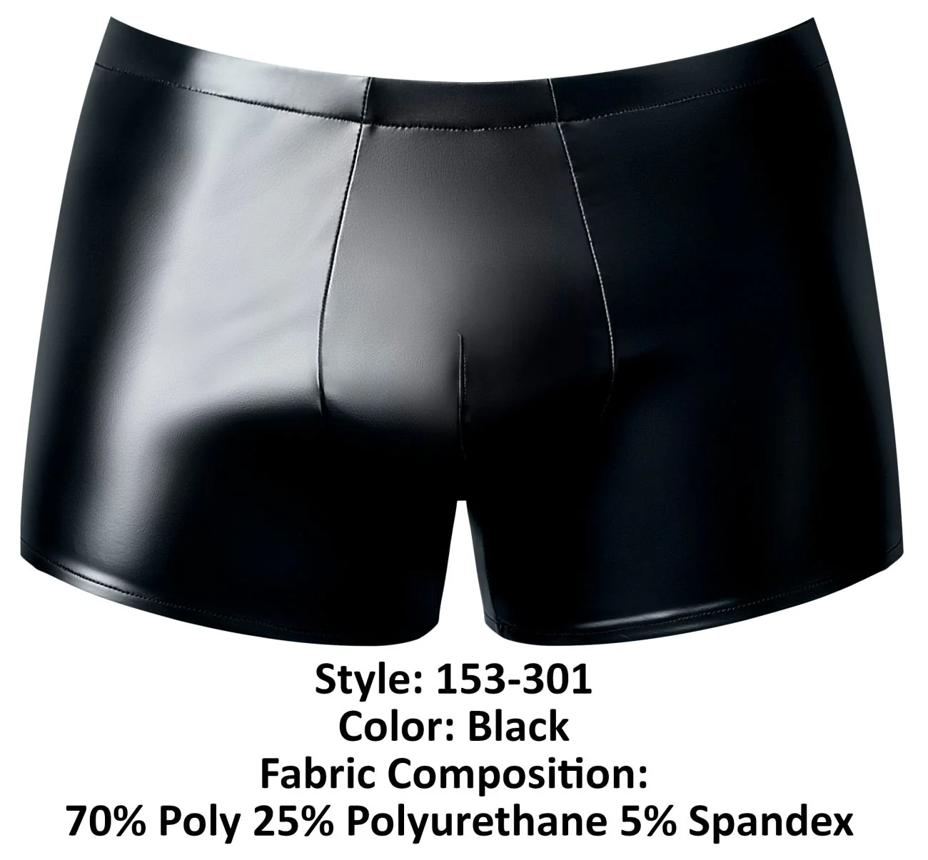 Male Power 153-301 Liquid Onyx 2.0 Pouch Short Color Black - Image 6